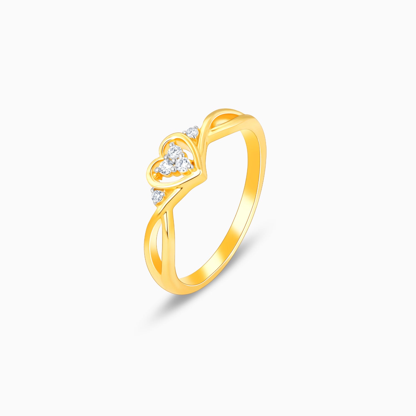 Gold Warm Love Diamond Ring