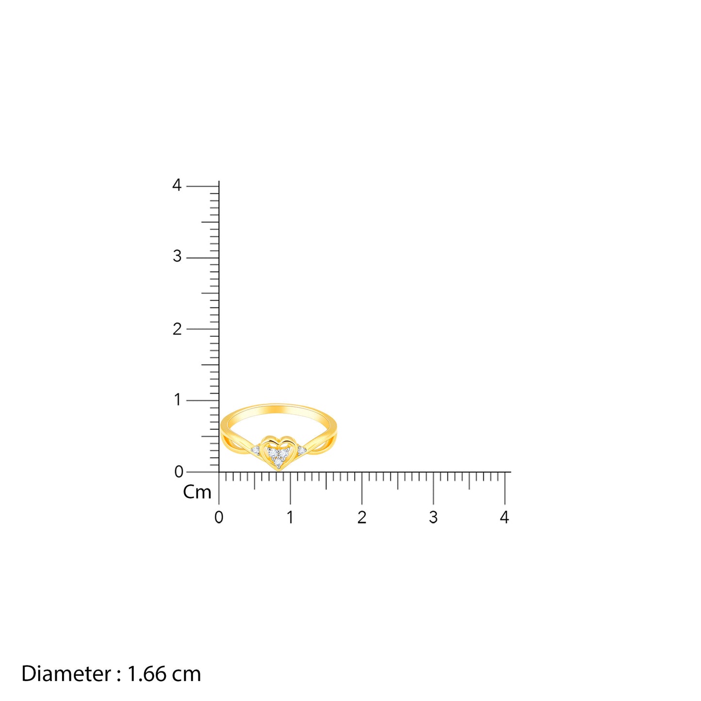 Gold Warm Love Diamond Ring