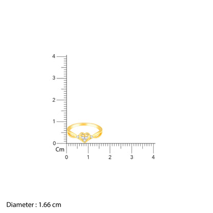 Gold Warm Love Diamond Ring