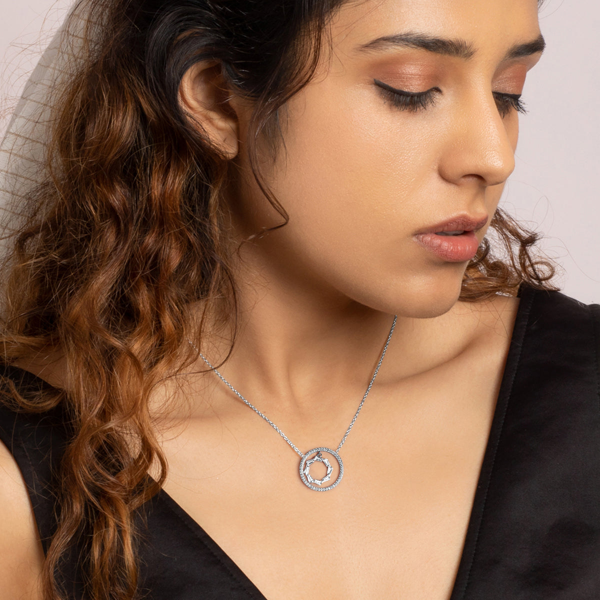 GIVA Sterling Silver You and Me Necklace (Silver) At Nykaa, Best Beauty Products Online