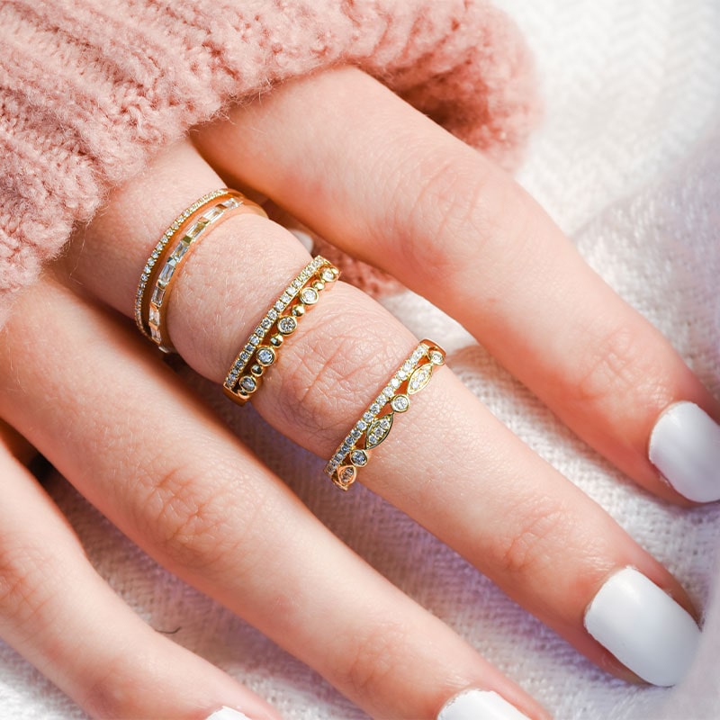 Build Your Own Signature Look With Stackable Rings