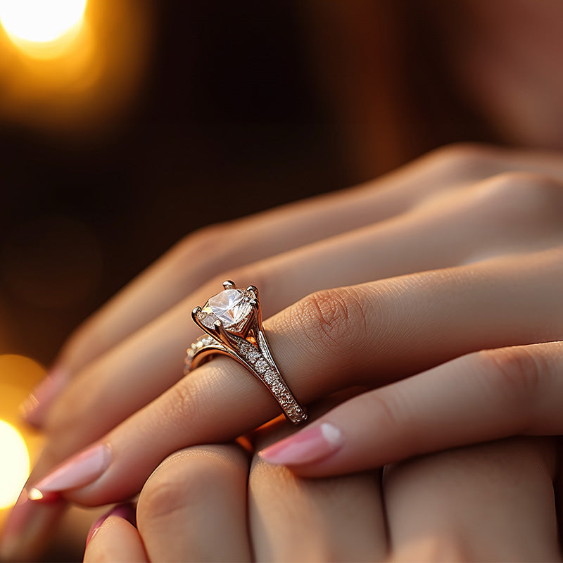 Celebrate your eternal bond with exquisite diamond rings!