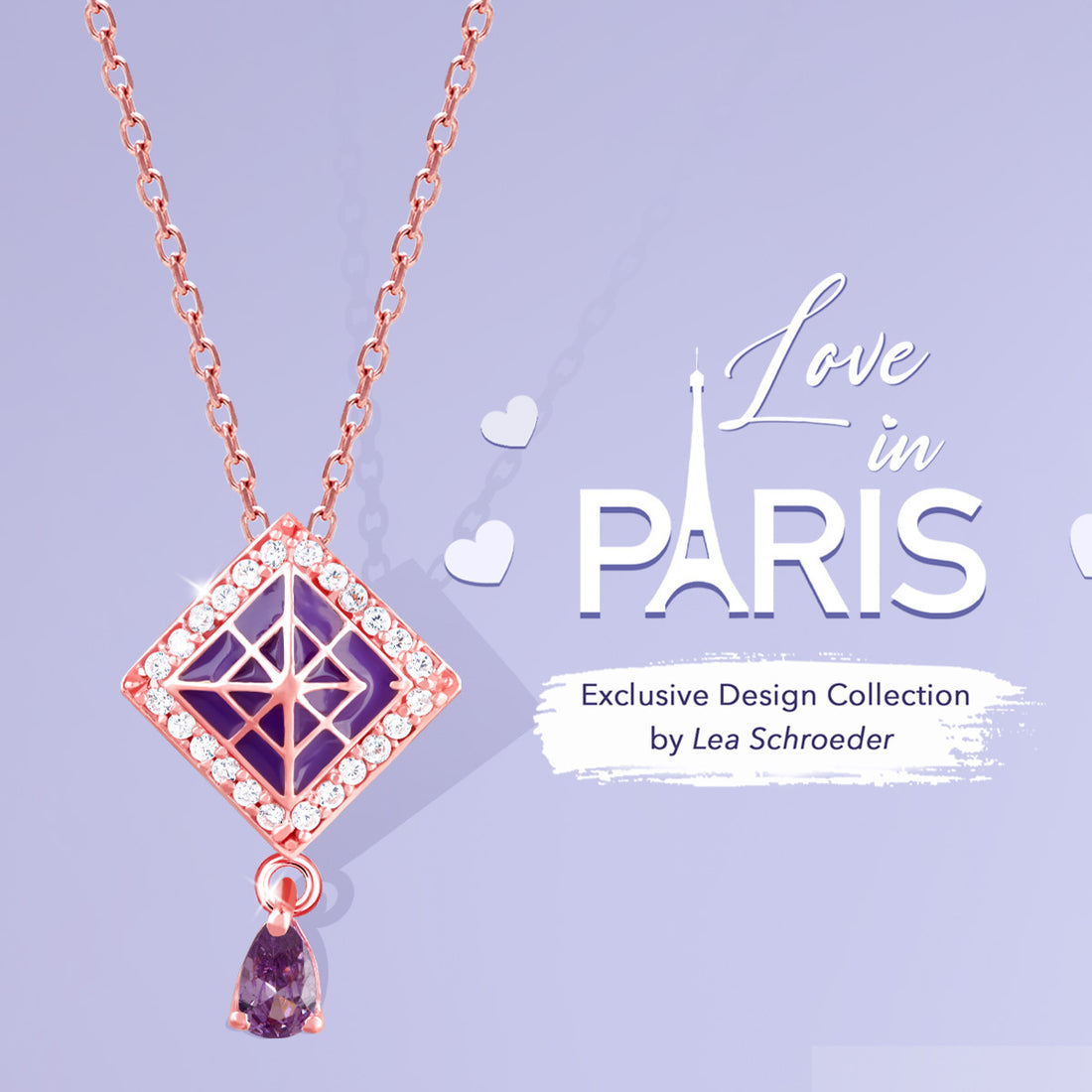 925 silver: Styling the "Love in Paris" Collection for Winter