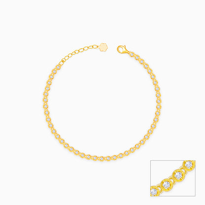 Golden Stellar Orbs Anklet