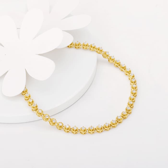 Golden Stellar Orbs Anklet