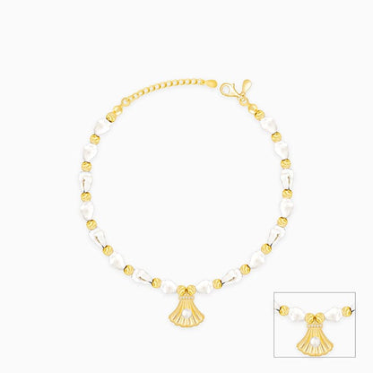 Golden Dreamy Shell Anklet