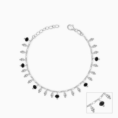 Silver Sweet Sparkle Kids Anklet (3-5 yrs)