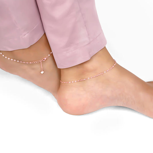 Rose Gold Fab Anklet