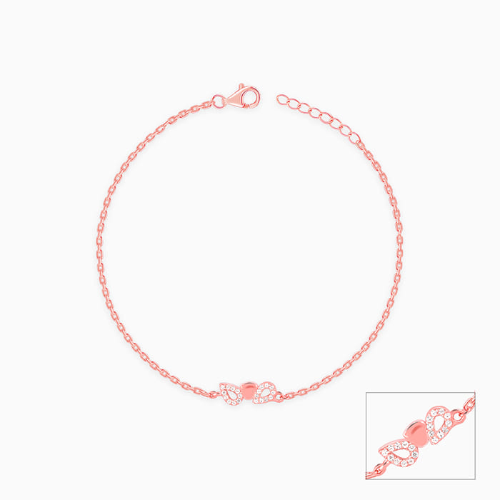 Rose Gold Soft Glimmer Anklet