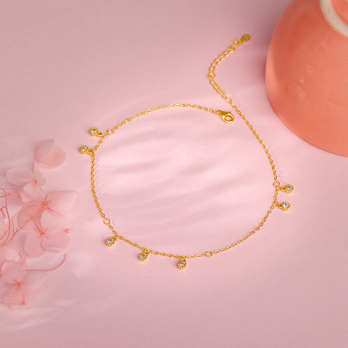 Golden Captivating Anklet