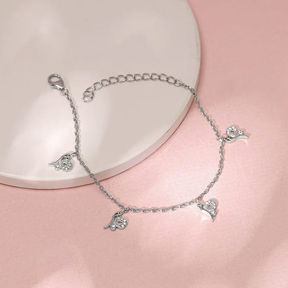 Silver Love Like A Butterfly Bracelet