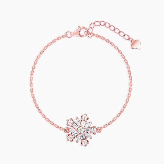 Rose Gold The Snowflake Bracelet