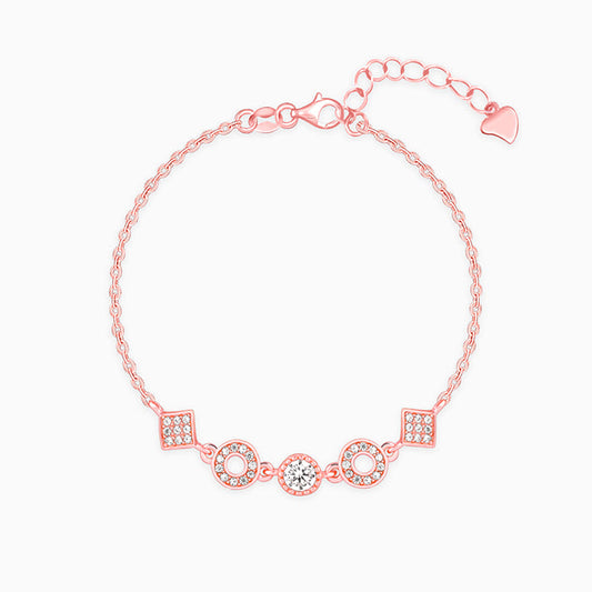 Rose Gold Zirconia Crush Bracelet