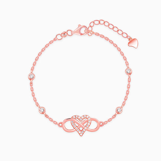 Rose Gold Infinite Bond Bracelet