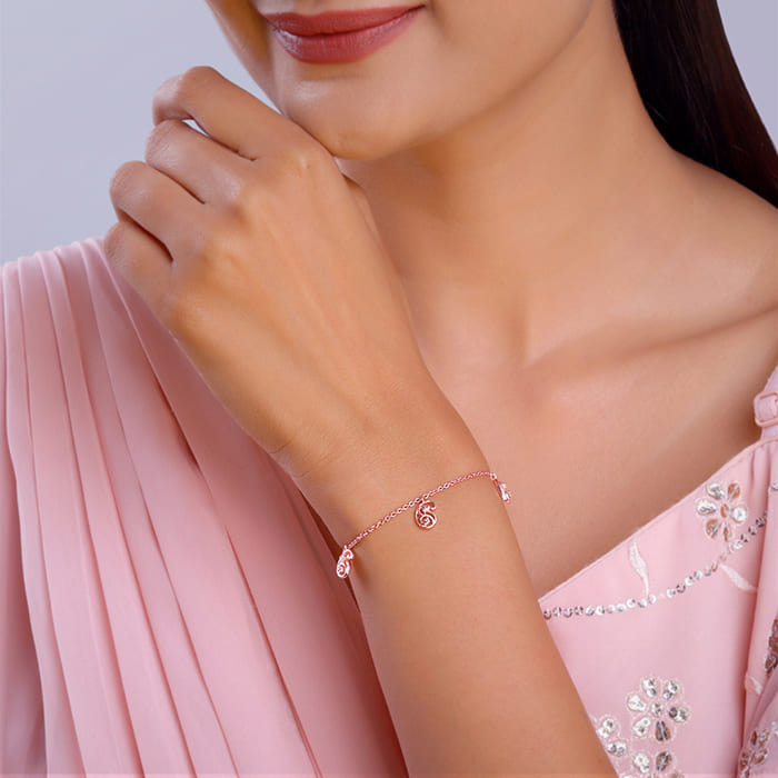 Rose Gold Komal Aamram Bracelet