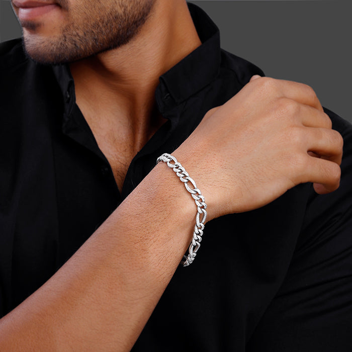 Silver Inner Confidence Bracelet For Him