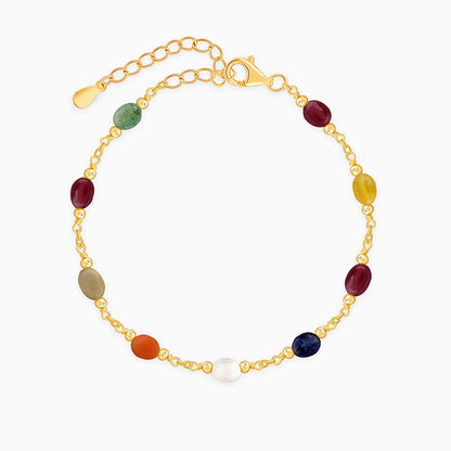 Golden Vivara Beaded Bracelet