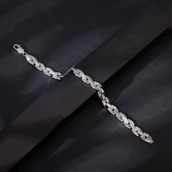 Silver Intellectual Bracelet For Him