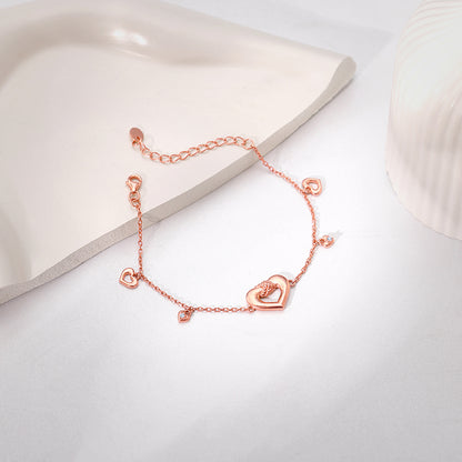 Rose Gold Loveknot Bracelet