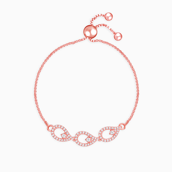 Rose Gold Heap of Love Bracelet