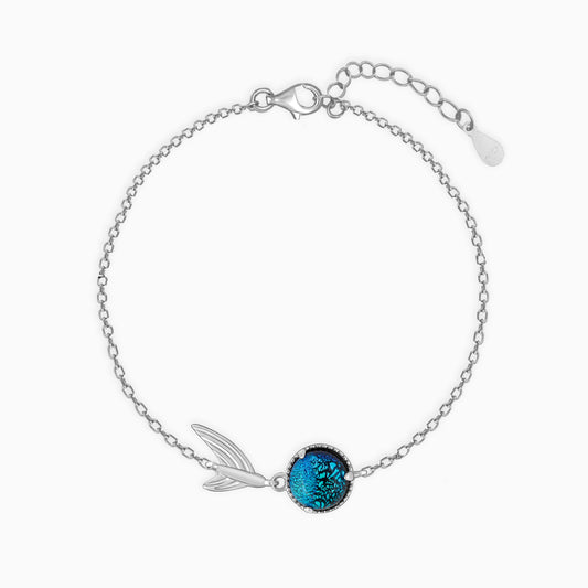 Silver Fin in Ocean Bracelet