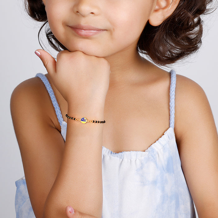 Black and White Beads NAZARIYA(2 Pairs)-Baby Evil Eye Protection Bracelet-  2 Pairs : Amazon.in: Fashion