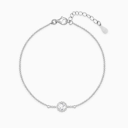 Silver Solitaire Sunshine Bracelet