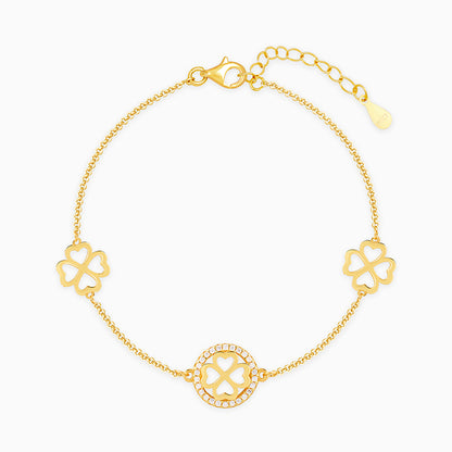 Golden Clover Bracelet