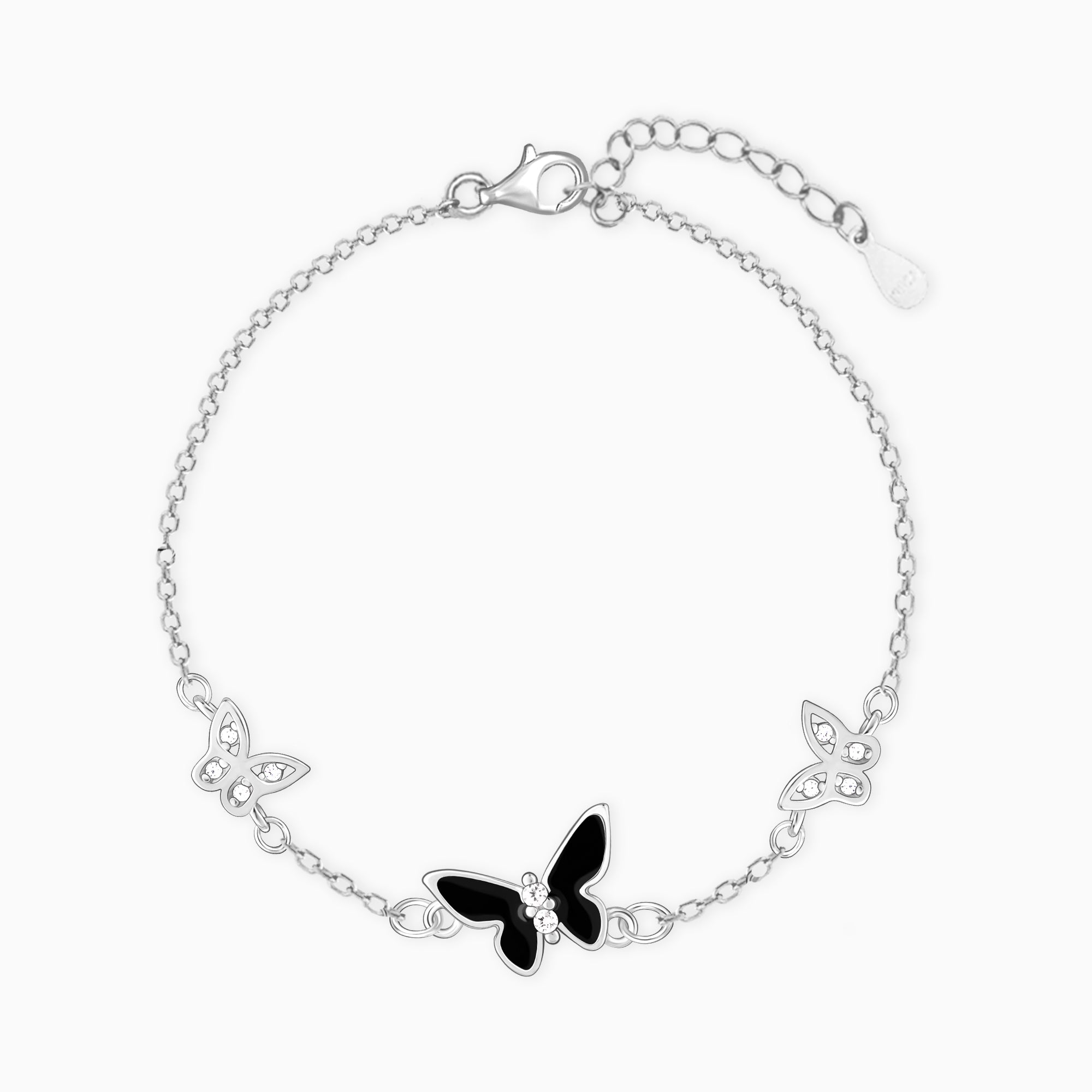 Silver Elegant Butterflies Bracelet – GIVA Jewellery