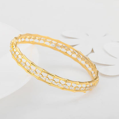 Golden Whispering Winds Bangle