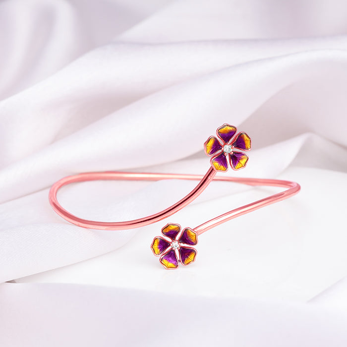 Bhumi Rose Gold Rising Bell Mallow Bracelet