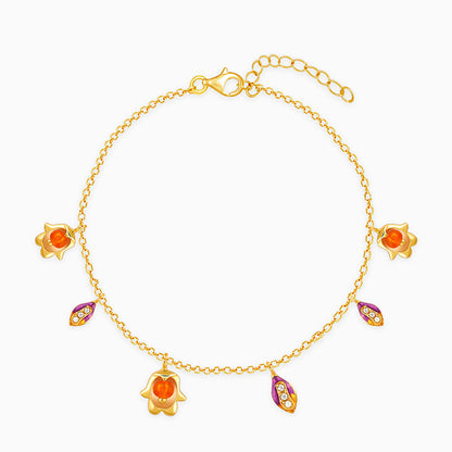 Golden Classic Bell Mallow Bracelet