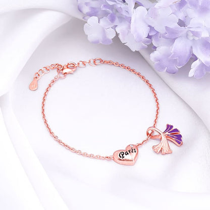 Rose Gold Movable Crocus Bracelet