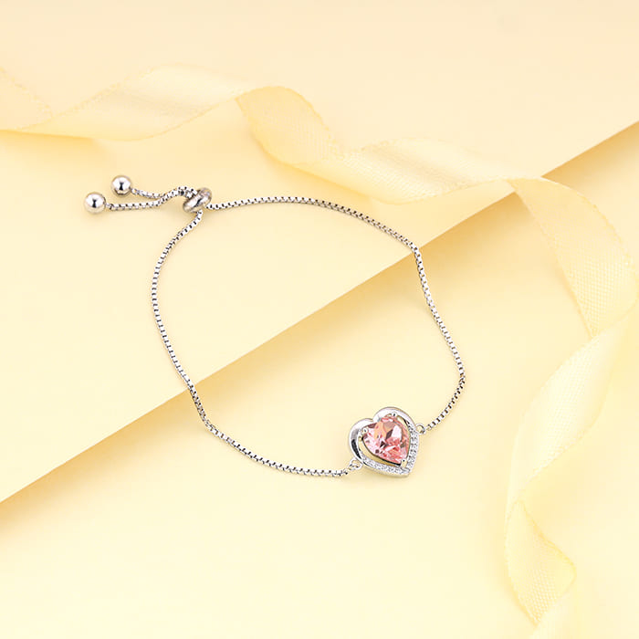 Silver Valentine Bracelet