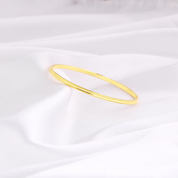 Golden Glimmering Grace Bangle – GIVA Jewellery