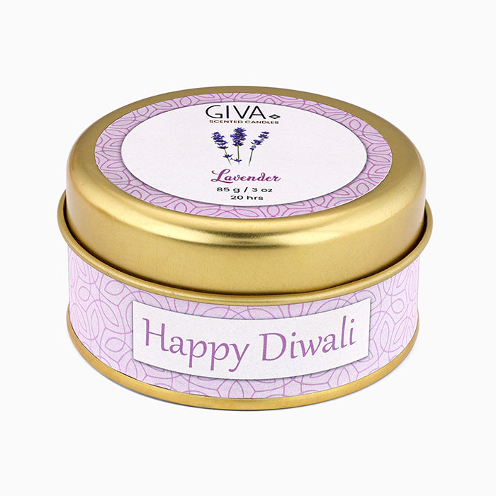 Lavender Fragrance Diwali Candle