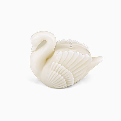 Beautiful Swan Valentine Candle