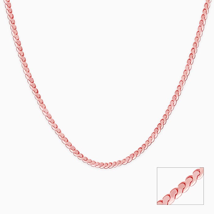 Rose Gold Radiant Beam Chain