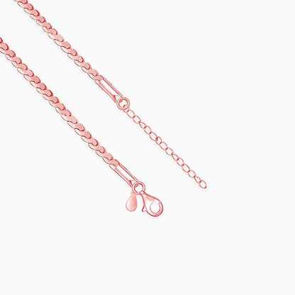 Rose Gold Radiant Beam Chain