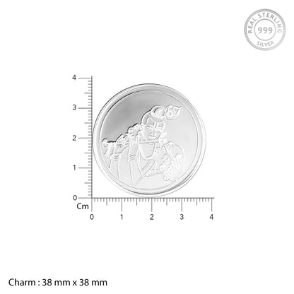 999 Silver Radha Krishna Coin- 20g