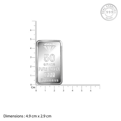 999 Silver Bar  - 50g