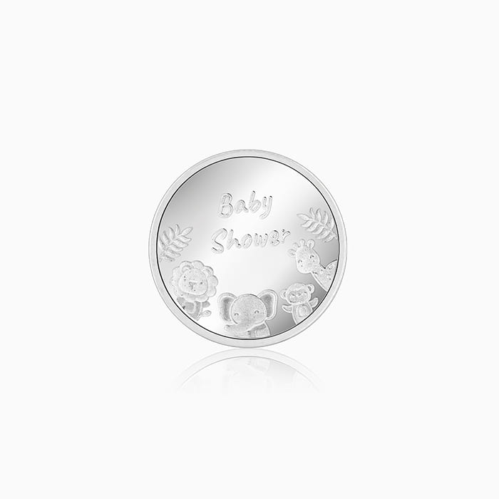 Silver Baby Shower Coin