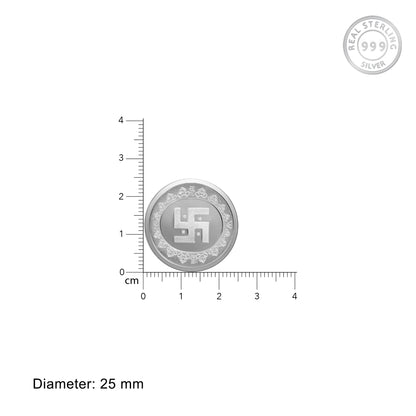 999 Silver Swastika Coin - 5g