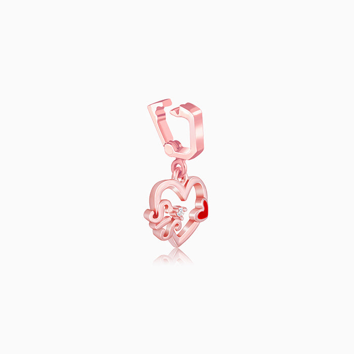 Rose gold hot sale sister charm