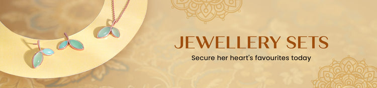 Buy Jewellery Sets Online in India | Silver, Gold-Plated & Rose Gold ...