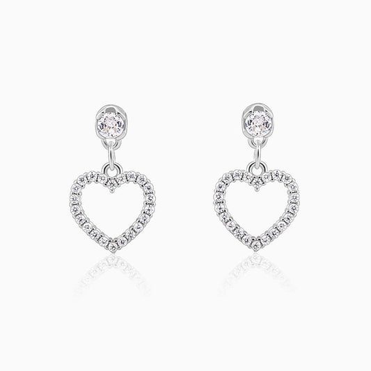 Charming Heart Drop Earrings