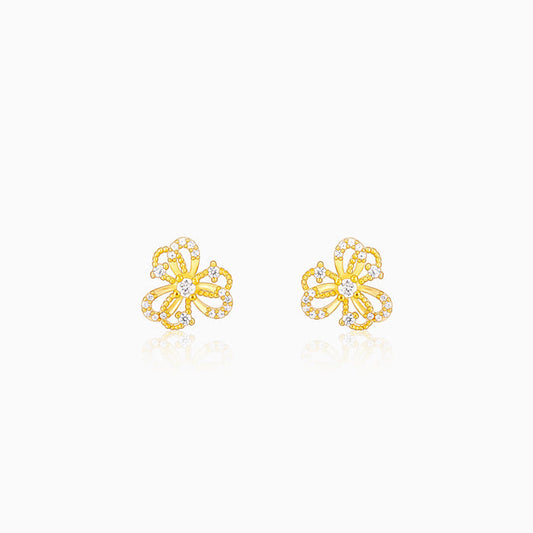 Golden Blóm Earrings