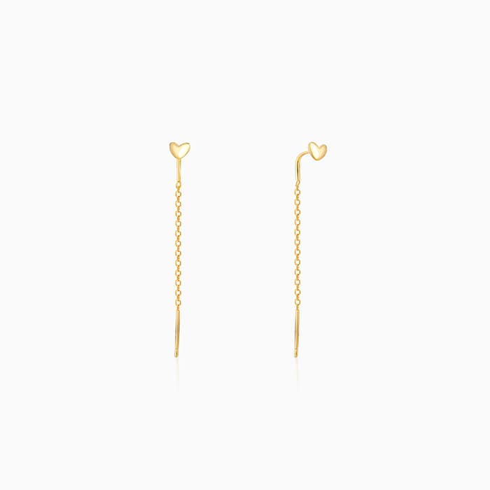 Gold Give Me Your Heart Earrings