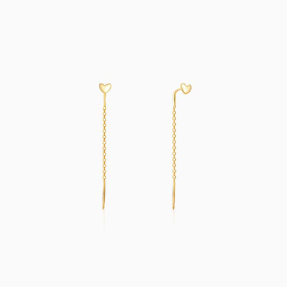 Gold Give Me Your Heart Earrings