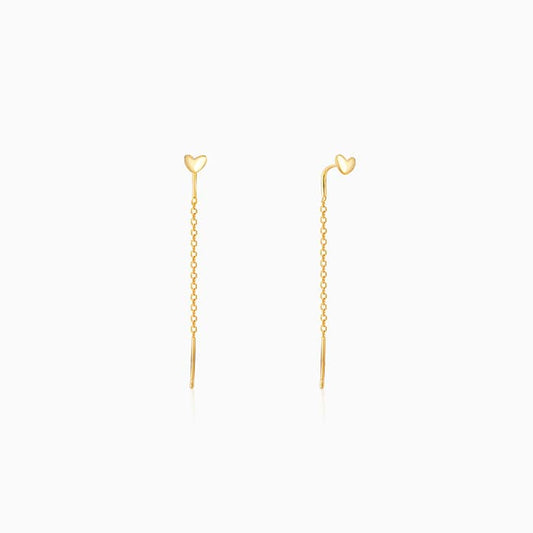 Gold Give Me Your Heart Earrings